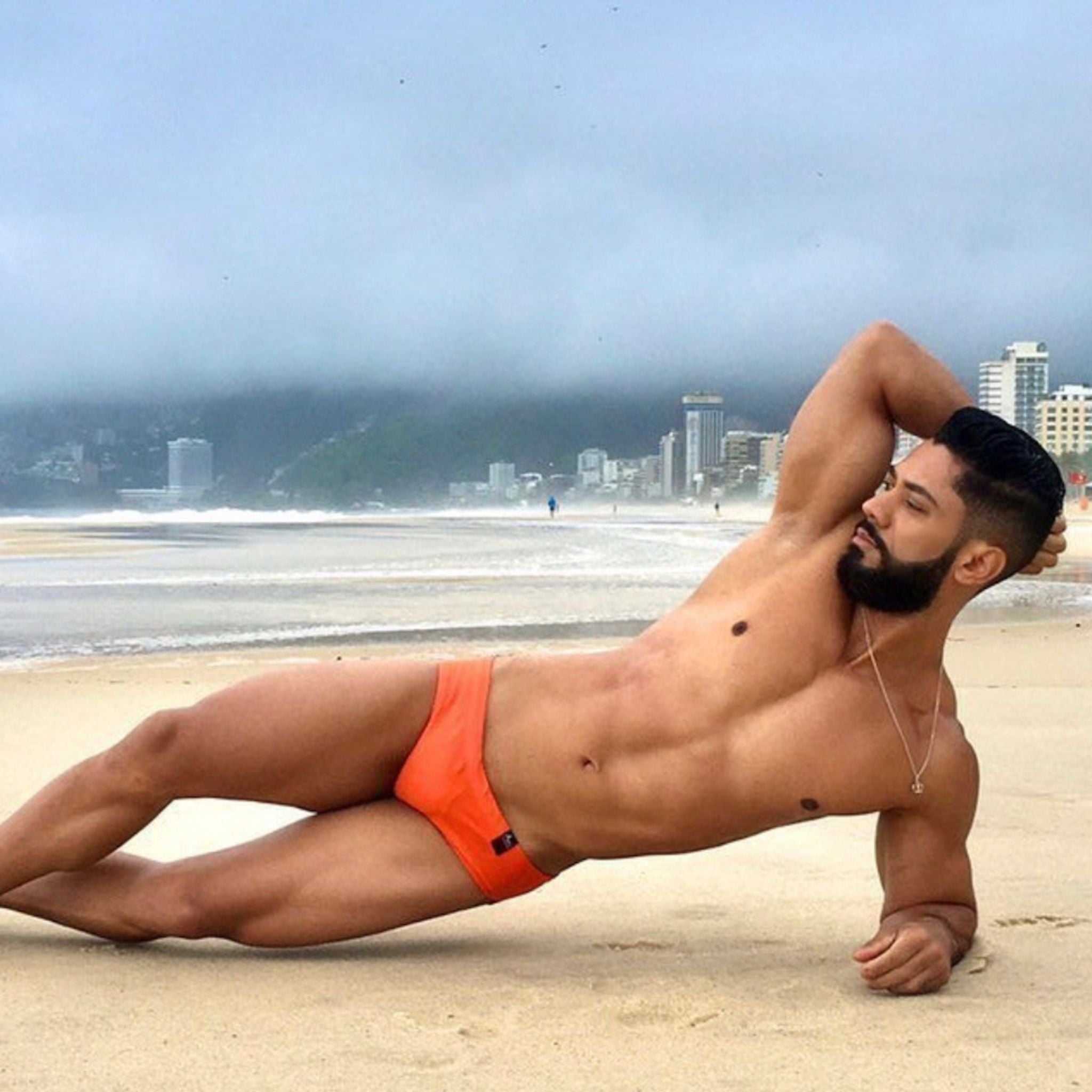 Swim Brief | Slim | Orange Zest - Authentic Brazilian  Sunga