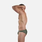 Bikini | Olive | Men’s Brazilian Swim Brief